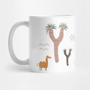 Camel with palm tree Mug